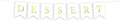 Andaz Press Hanging Bunting Pennant Party Banner with String, Metallic Gold Ink, Dessert, 2-Feet, 1-Set, Includes String