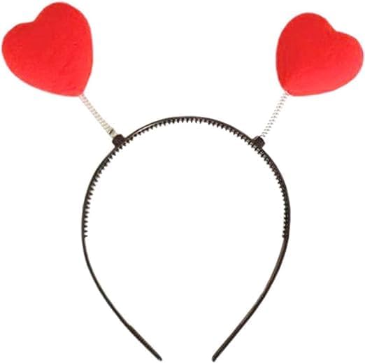 Hearts Bopper Costume Party Headband for Valentine's Day Pack of 6