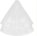 Bridal veil Bride to Be Gold Foil Print Veil for Bachelorette Party Bridal Shower Wedding Veil Engagement Party Favors