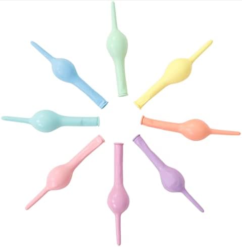 IN-JOOYAA 6 Inch Macaron Blue Latex Link Balloon 100 Pcs Quick Linkable Balloon for Party Decoration