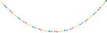 Ganz Multicolor Festive Garland, Durable, Vibrant Party Decor
