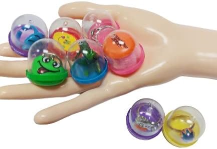 100Pcs Small Filled Toys Capsules, Party Bag Fillers, Birthday Party, Scool Rewards, Pinata's, Vending Machine for Kids