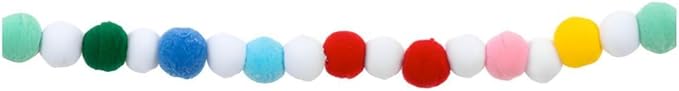 Ganz Multicolor Festive Garland, Durable, Vibrant Party Decor