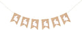Easter Burlap Banners Decoartions, Rustic Rabbit Bunny Burlap Garland Banners for Easter Day Decorations Happy Easters Day Home Office School Party Supply
