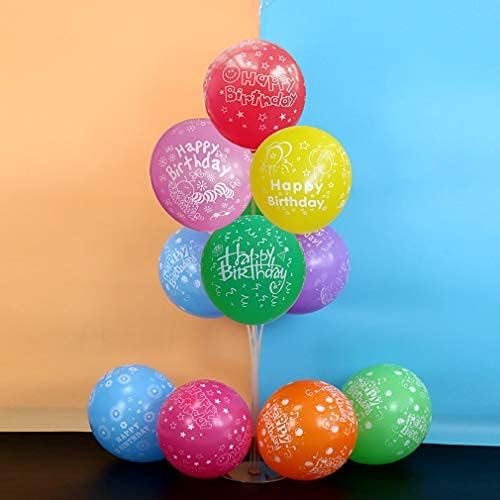 Happy Birthday Balloons 52 Pcs Colorful Latex Balloons with "Happy Birthday" Printed for Kids Birthday Party Decoration