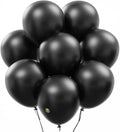 AFTERLOON® Biodegradable Balloons 50 pcs Pearlized Onyx Black 10 Inch, Pearlescent Thickened Extra Strong Latex Helium Float, for Baby Shower Gender Reveal Garland Wedding Birthday Party Decorations