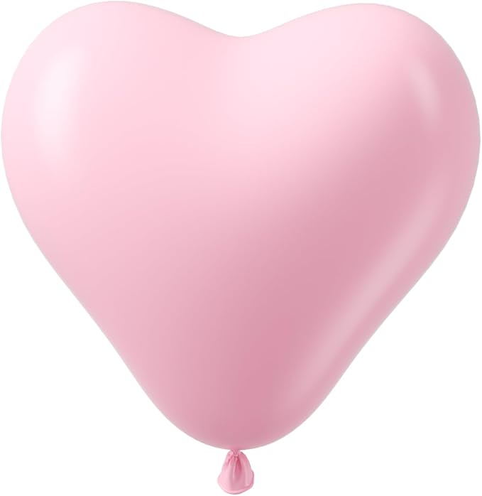 Valentines Day Balloons Decorations Set - 69 Pcs Pink Heart, Pink Heart Confetti, Pink and White Heart Print Balloons for Valentine's Day Galentine's Day Wedding Mothers Day Party Decorations