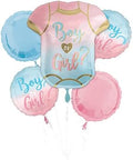 Boy or Girl? Gender Reveal Foil Party Balloon Bouquet