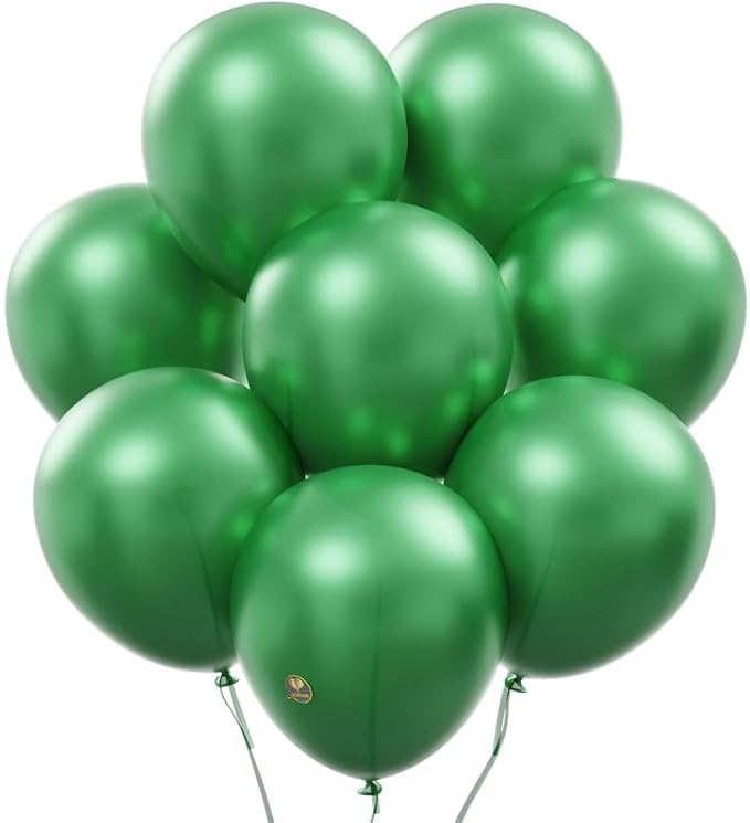 AFTERLOON® Biodegradable Balloons 50 pcs Pearlized Light Green 10 Inch, Pearlescent Thickened Extra Strong Latex Helium Float, for Baby Shower Gender Reveal Garland Wedding Birthday Party Decorations