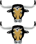 Set of 2 Long Horn Steer Cow 23" Foil Party Balloons