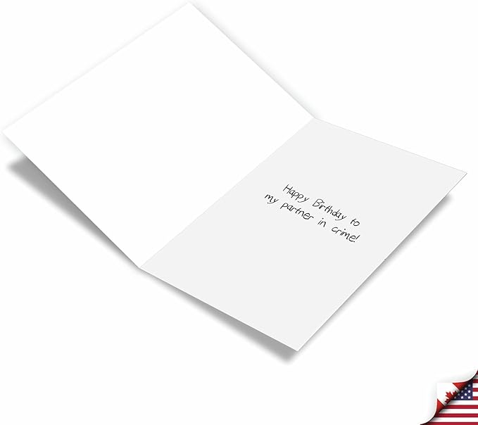 NobleWorks - Pack of 3 Hilarious Birthday Greeting Cards with Envelopes (1 Designs, 3 Each) - Matching Alibis C3537BDG-C3x1