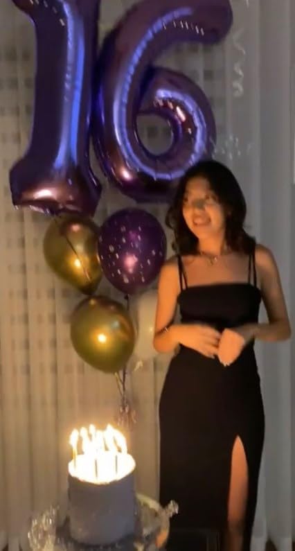 Jumbo Purple Number 1 Balloon 40 Inch, Mylar Foil Number One Balloons for Boy Girl 1st 1 11 21 31 41 51 81 Birthday Party, Giant Balloons Anniversary Graduations Photo Shoot Decorations