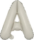 16 inch Cream Letter A to Z Alphabet Number 0-9 Foil Balloons Letter Birthday Party Wedding Decoration event & party supplies birthday balloons (16 inch Cream A)