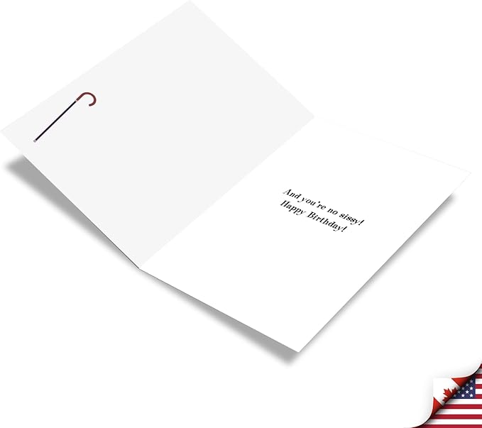 NobleWorks - Humorous Birthday Greeting Card with 5 x 7 Inch Envelope (1 Card) Bday Creaks and Aches C2390BDG