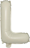 16 inch Cream Letter A to Z Alphabet Number 0-9 Foil Balloons Letter Birthday Party Wedding Decoration event & party supplies birthday balloons (16 inch Cream L)