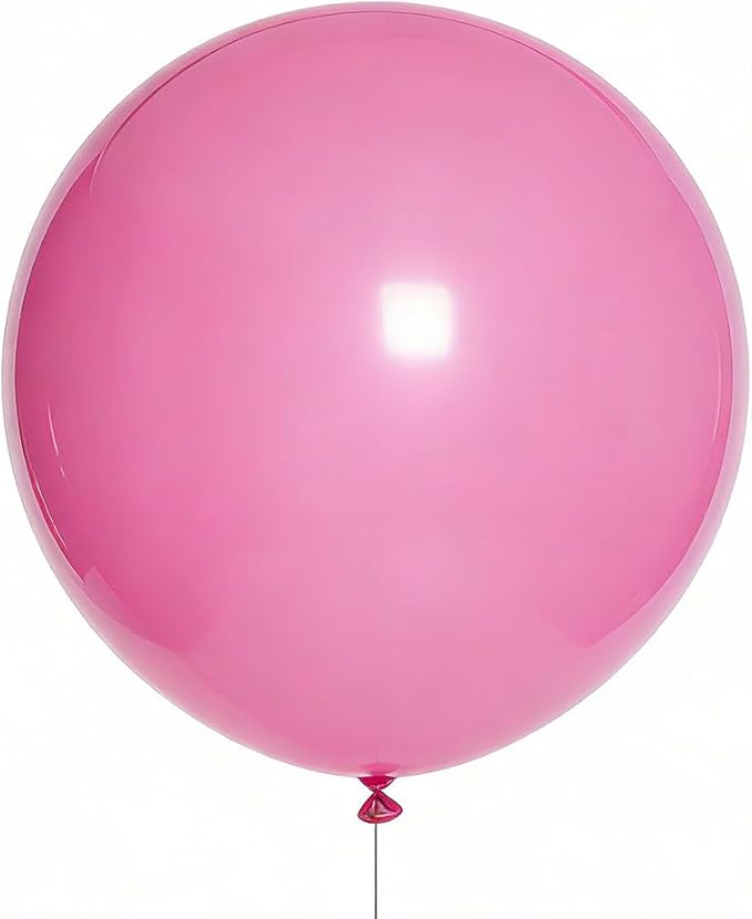 Pink Balloons Pink Birthday Decorations 10 Pack 36 inch Round Gender Reveal Ballons for Birthday Wedding Anniversary Baby Shower Gender Reveal Party Decoration
