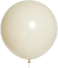 Cream Balloons 10 Pack 36 inch Latex Party Neutral Round Beige Sand White Balloons for Birthday Wedding Baby Shower Gender Reveal Party Decoration