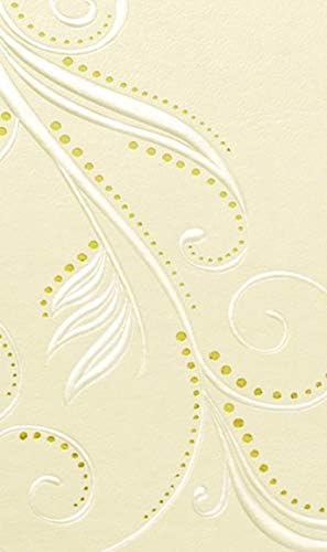 Hortense B. Hewitt Wedding Anniversary Guest Book, 50th Anniversary Swirl Dots, 7.5" x 5.75" (20613)