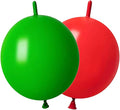 IN-JOOYAA Red and Green Link Balloons 6 Inch 100 Pcs Quick Link Balloon for Christmas, Party Favor Decoration