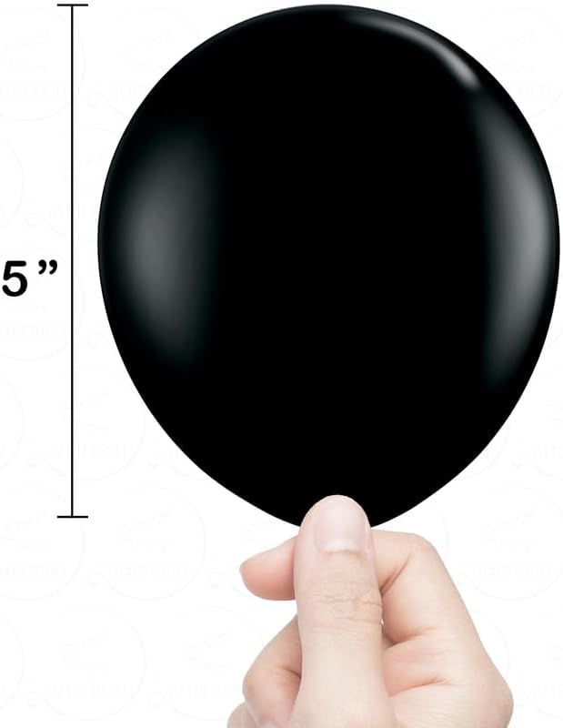 AFTERLOON® Biodegradable Mini Balloons 100 pcs Ivory Cream 5 Inch, Matte Color Thickened Extra Strong Latex Helium Float, Baby Shower Gender Reveal Garland Arch Wedding Birthday Party Decorations