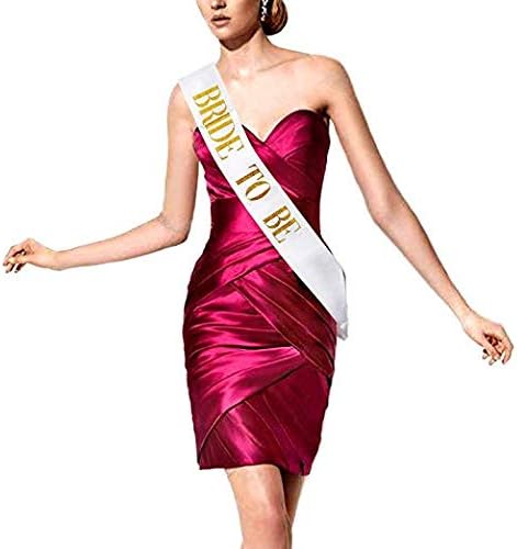7 Pack Hen Party Sash, 1 White Bride To Be Sash+6 Black Team Bride Tribe Hen Do Sash for Girls Hen Night Out Bridal Shower Wedding Bachelorette Party Accessories