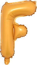 16" inch Single Orange Alphabet Letter Number Balloons Aluminum Hanging Foil Film Balloon Wedding Birthday Party Decoration Banner Air Mylar Balloons (16 Inch Orange F)
