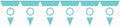 amscan Green Personalised Party Banner Kit