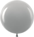 Bezente Gray Giant Balloons 36 Inch - 8 Pack Jumbo Balloons Large Round Pastel Gray Latex Balloons for Birthday Bridal Shower Wedding Anniversary Party Decorations