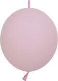 IN-JOOYAA 6 Inch Macaron Pink Latex Link Balloon 100 Pcs Quick Linkable Balloon for Party Decoration