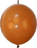 IN-JOOYAA 6 Inch Coffee Latex Link Balloon 100 Pcs Quick Link Balloons for Party Decoration