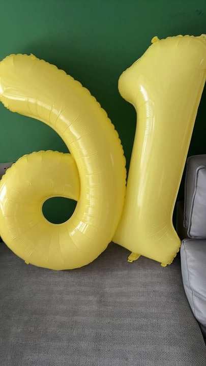 Yellow Number 1 Balloon 40 Inch, 1st Birthday Balloon for Baby Boy Girl Toddler First Birthday Decorations, Shiny Yellow Party Supplies