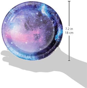 Creative Converting Galaxy Round Paper Dessert Plates