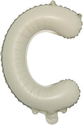 16 inch Cream Letter A to Z Alphabet Number 0-9 Foil Balloons Letter Birthday Party Wedding Decoration event & party supplies birthday balloons (16 inch Cream C)