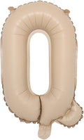16 inch Caramel Foil Letter Alphabet number Balloon Happy Birthday Party Balloons Wedding Decoration Kids Toys Baby Shower Air Balloon (16 inch Caramel Q)