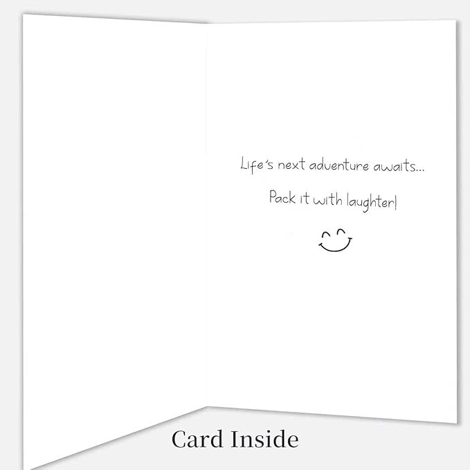 Funny New Chapter Good Luck Card for Him Her, New Job, Goodbye, Farewell, Leaving Work Card for Coworker Colleague Friend, Funny Retirement Gift for Boss Coworker