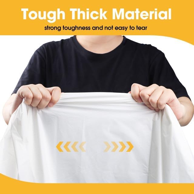 White Plastic Table Cloth - 4 Pack 84" Round Disposable Tablecloths for Round Tables, Table Cover for Holiday Parties & Gatherings