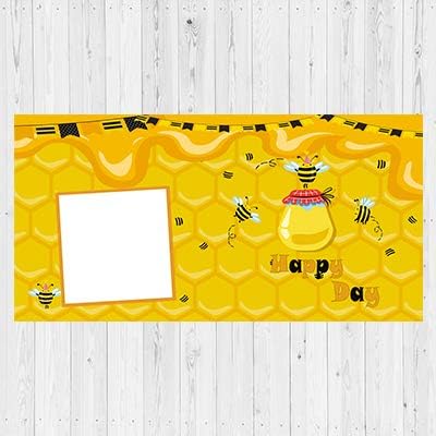 Happy Birthday Custom Vinyl Banner with Your Photos, Personalized Birthday Banner Sign for Children Newborn Baby Kids Celebration Backdrops Party Supplies Favors Props (Style-45, 6ft x 3ft)