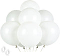 White Balloons Birthday Decorations 30 Pack 18 inch Round Wedding Ballons for White Themed Wedding Graduation Birthday Party Backdrop 4th of July Decorations Independence Day