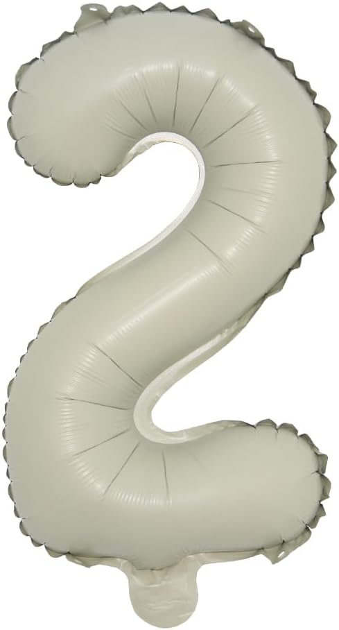 16 inch Cream Letter A to Z Alphabet Number 0-9 Foil Balloons Letter Birthday Party Wedding Decoration event & party supplies birthday balloons (16 inch Cream 2)