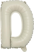 16 inch Cream Letter A to Z Alphabet Number 0-9 Foil Balloons Letter Birthday Party Wedding Decoration event & party supplies birthday balloons (16 inch Cream D)
