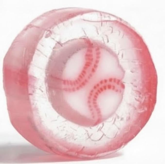 Baseball Candy Team Party Favor Bulk Pack – 110+ Individually Wrapped Ball Shaped Hard Candy Strawberry Flavor Game Day Snacks, Goodie Bag Fillers, Sports Birthday Treats