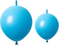 Link Balloons Light Blue 6 Inch 12 Inch Latex Quick Linkale Balloon 160 Pcs for Birthday, Halloween, Christmas, Party Festival Decorations