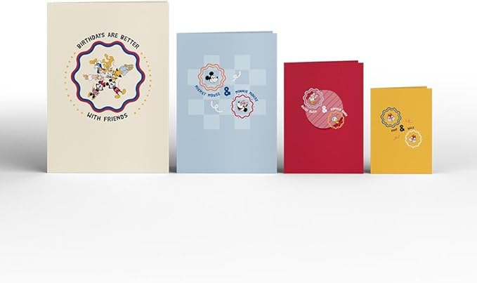 Lovepop Mickey and Friends 3D Pop-Up Birthday Card - for Him, Her, Kids, Boys, Girls, Men, Women