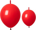 Link Balloons Red 6 Inch 12 Inch Latex Quick Linkale Balloon 160 Pcs for Birthday, Halloween, Christmas, Party Festival Decorations