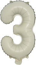 16 inch Cream Letter A to Z Alphabet Number 0-9 Foil Balloons Letter Birthday Party Wedding Decoration event & party supplies birthday balloons (16 inch Cream 3)