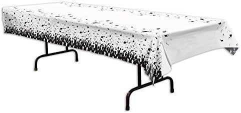 Beistle Graduation Tablecover, 54” x 108”, Plastic Rectangular Table Cloth, Graduation Party Decorations