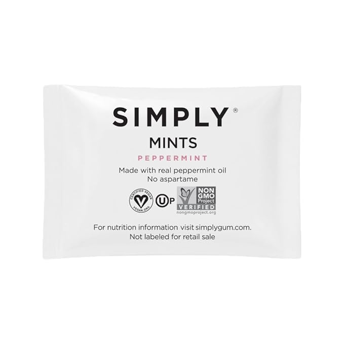 SIMPLY Peppermint "It's a Girl!", Individually Wrapped Breath Mints in Bulk, 50 Packets (2 per Packet), | Gender Reveal, Baby Shower, Party Favors