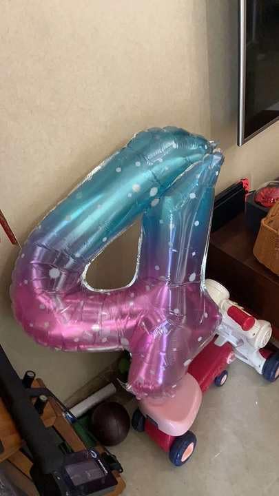 Starry Sky Number 9 Balloon 40 Inch, 9th Birthday Party Decorations for Children, Giant 9 Foil Balloon for Party Supplies