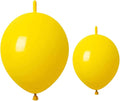 Link Balloons Yellow 6 Inch 12 Inch Latex Quick Linkale Balloon 160 Pcs for Birthday, Halloween, Christmas, Party Festival Decorations