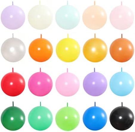 IN-JOOYAA 6 Inch Royal Blue Latex Link Balloon 100 Pcs Quick Linkable Balloon for Party Decoration